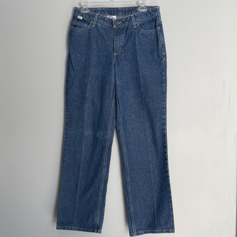 Carhartt FR Flame Resistant Work Jeans Dark Wash Denim 101249 407‎ 4x32 HRC 2